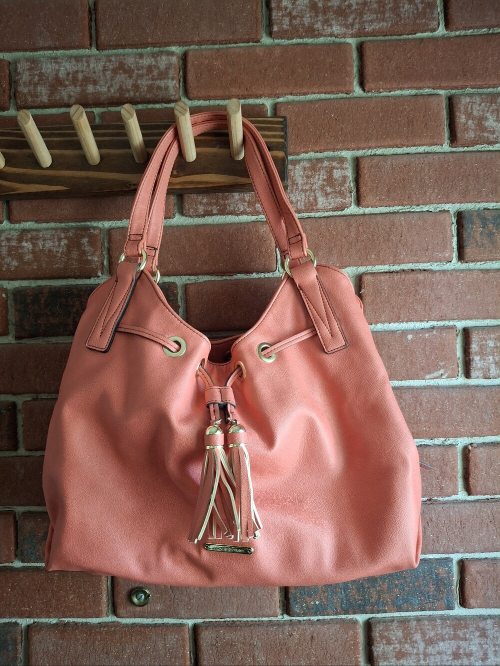 Coral Tassel  Shoulder Bag